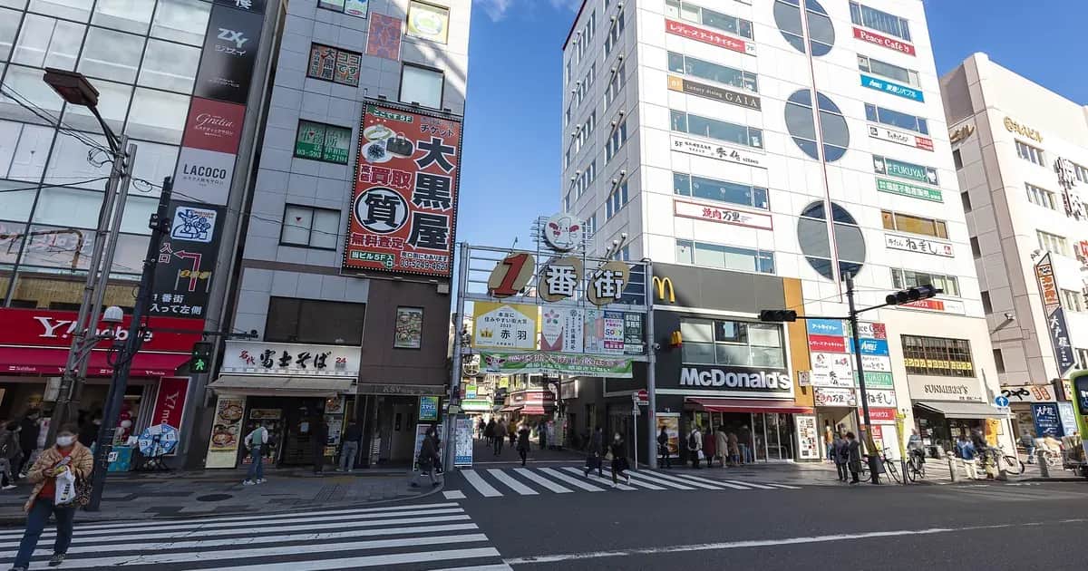赤羽の街並み