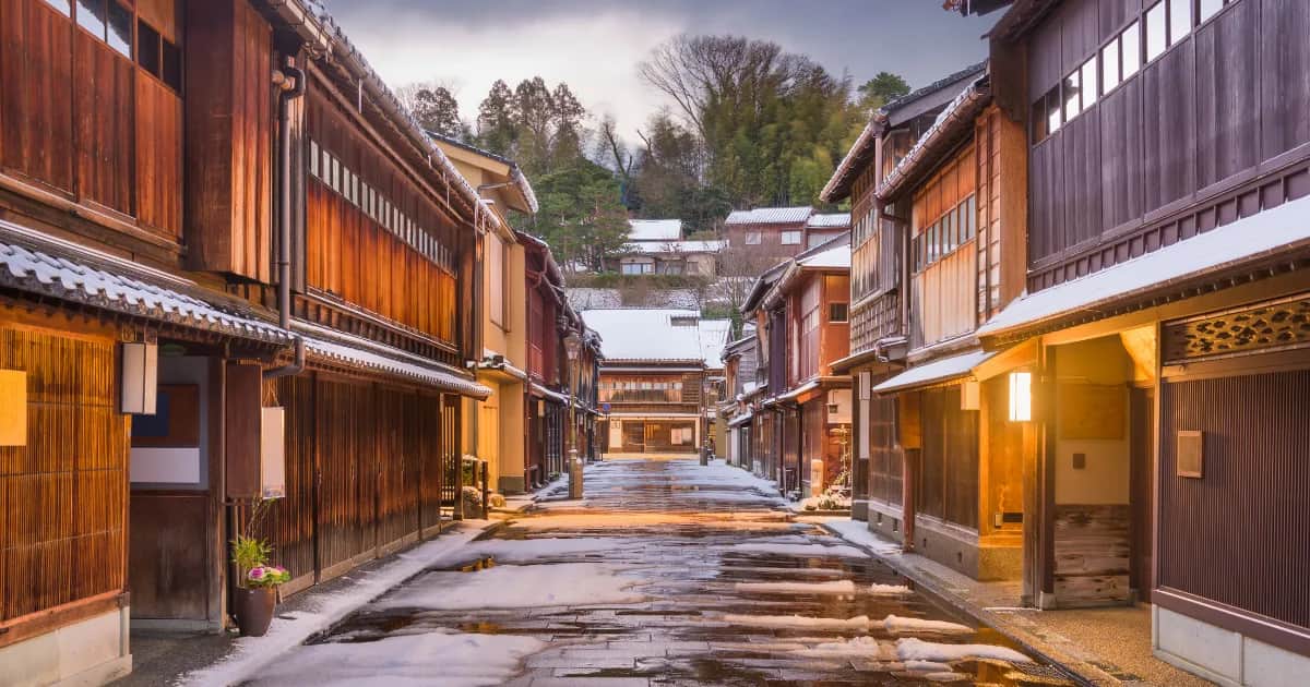 金沢・片町の街並み