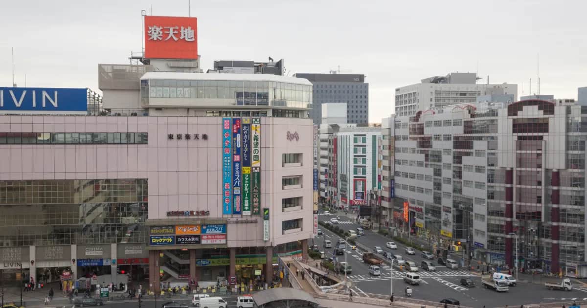 錦糸町の街並み