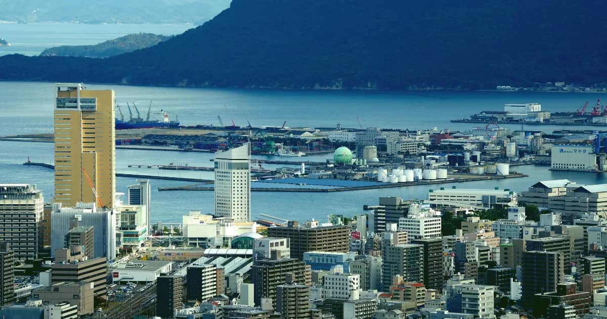 高松の街並み