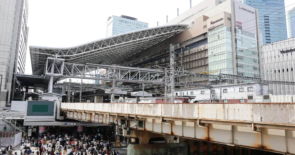 梅田の街並み