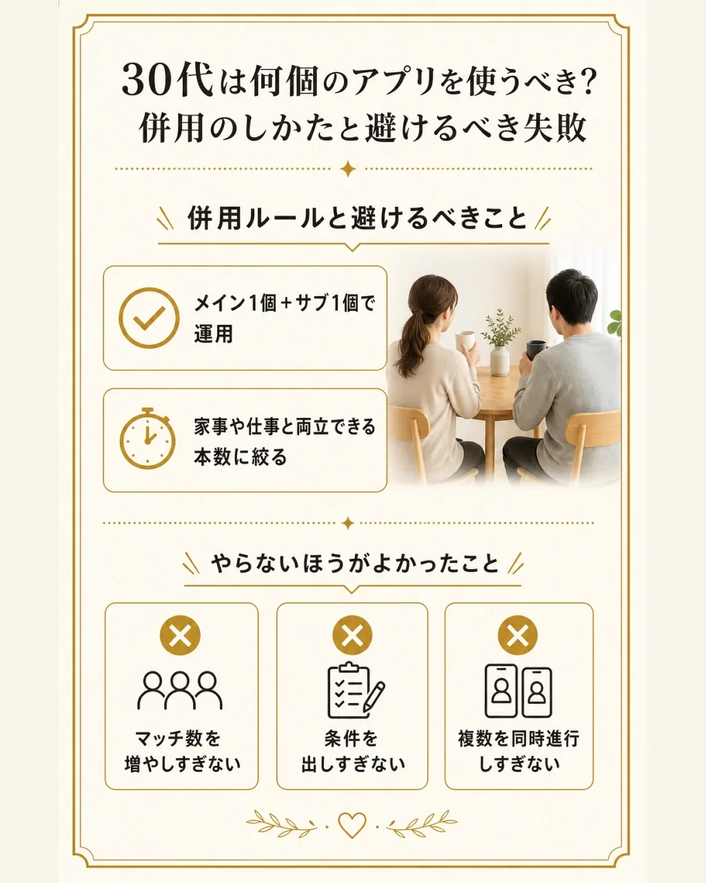 併用のしかたと避けたい失敗