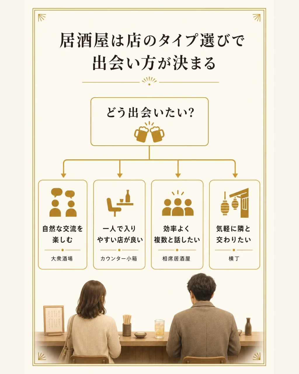 店のタイプ選びで出会い方が決まる