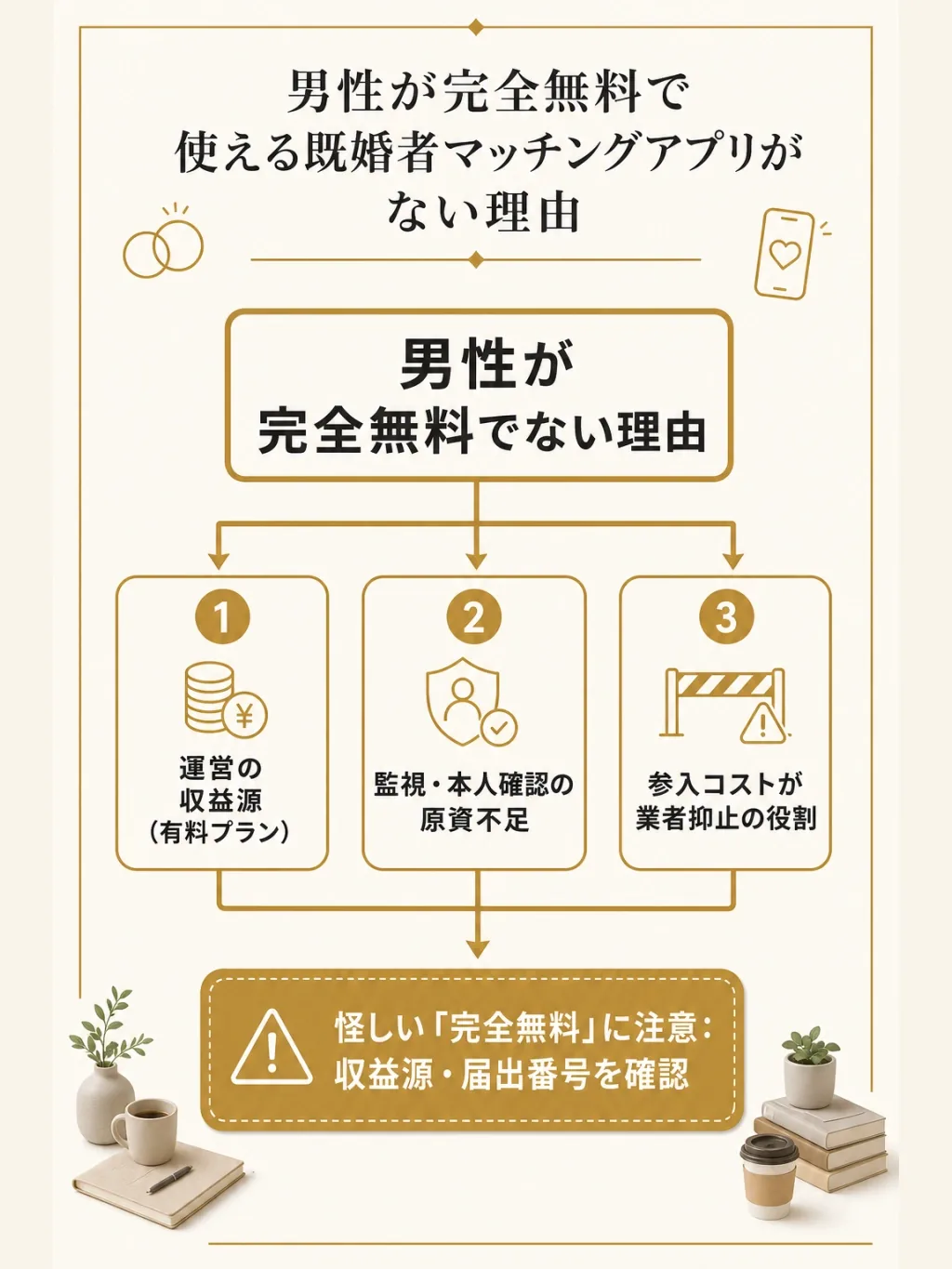 男性が完全無料で使えない理由