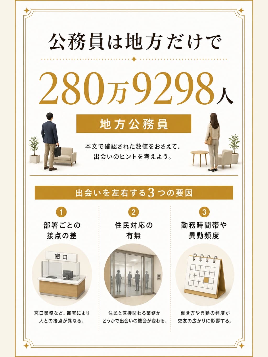 公務員は地方だけで280万9298人いる
