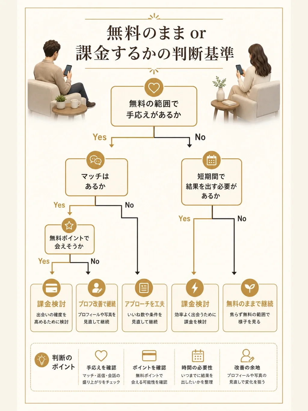 無料のままか課金するかの判断基準