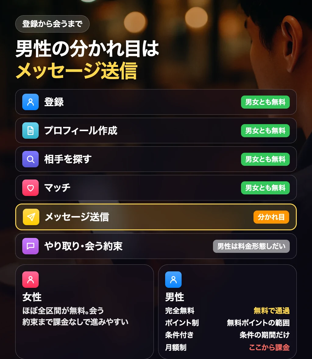 無料でどこまで到達できるかのマップ