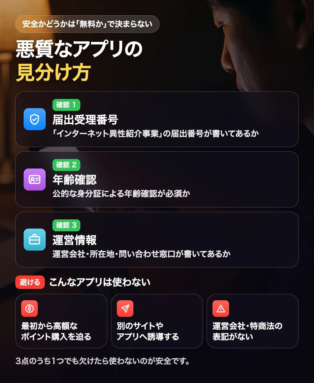 「完全無料」を装う悪質アプリの見分け方