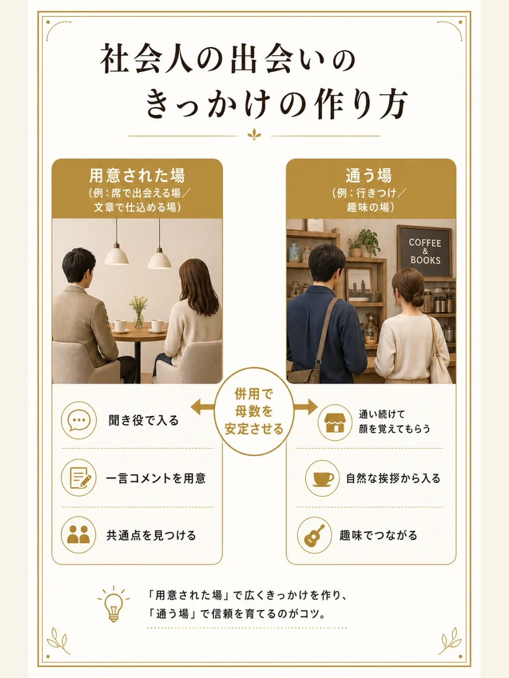 出会いのきっかけの作り方