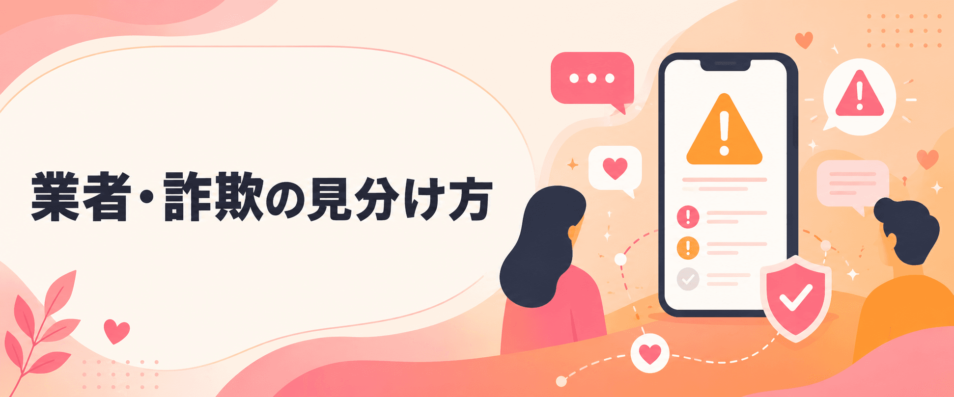 業者・詐欺の見分け方の見出し画像