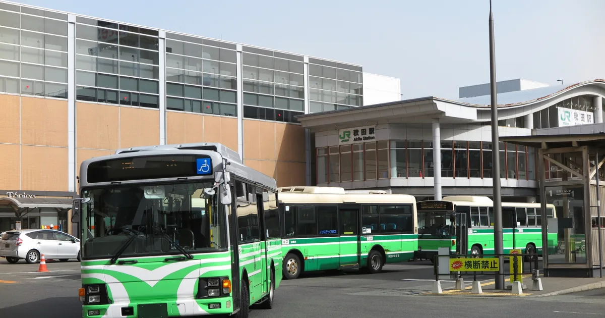 秋田の街並み
