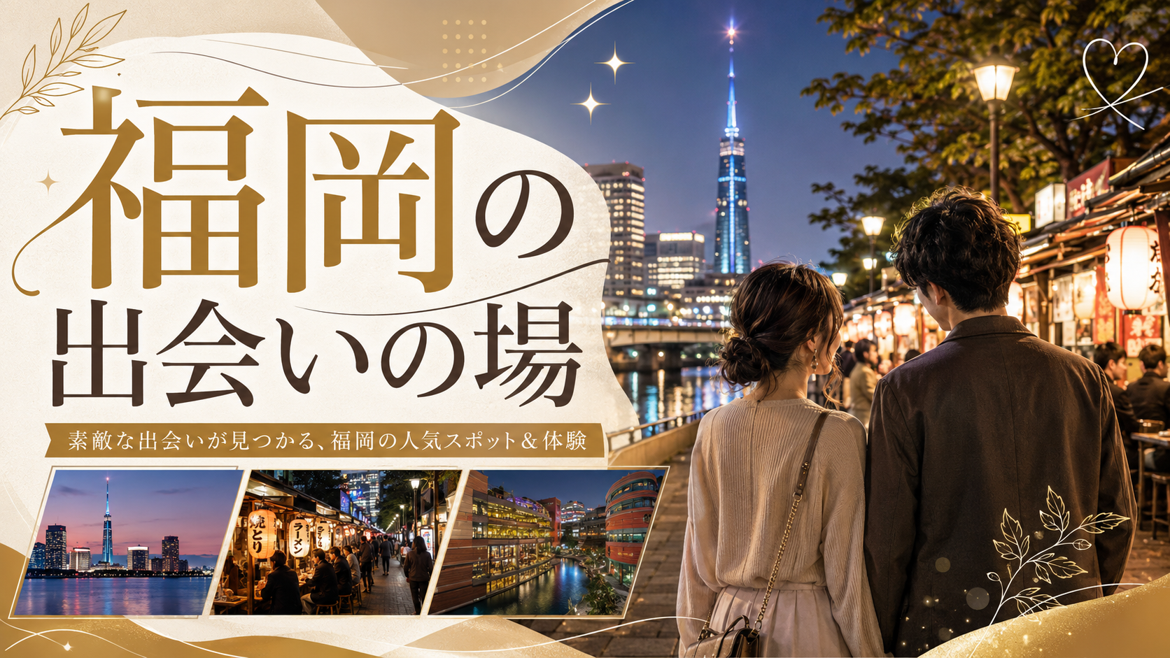 福岡の出会いの場を紹介する記事のアイキャッチ